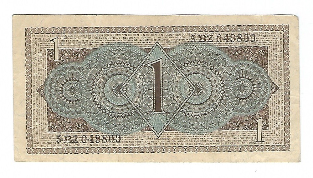 Netherlands - 1949, 1 Gulden