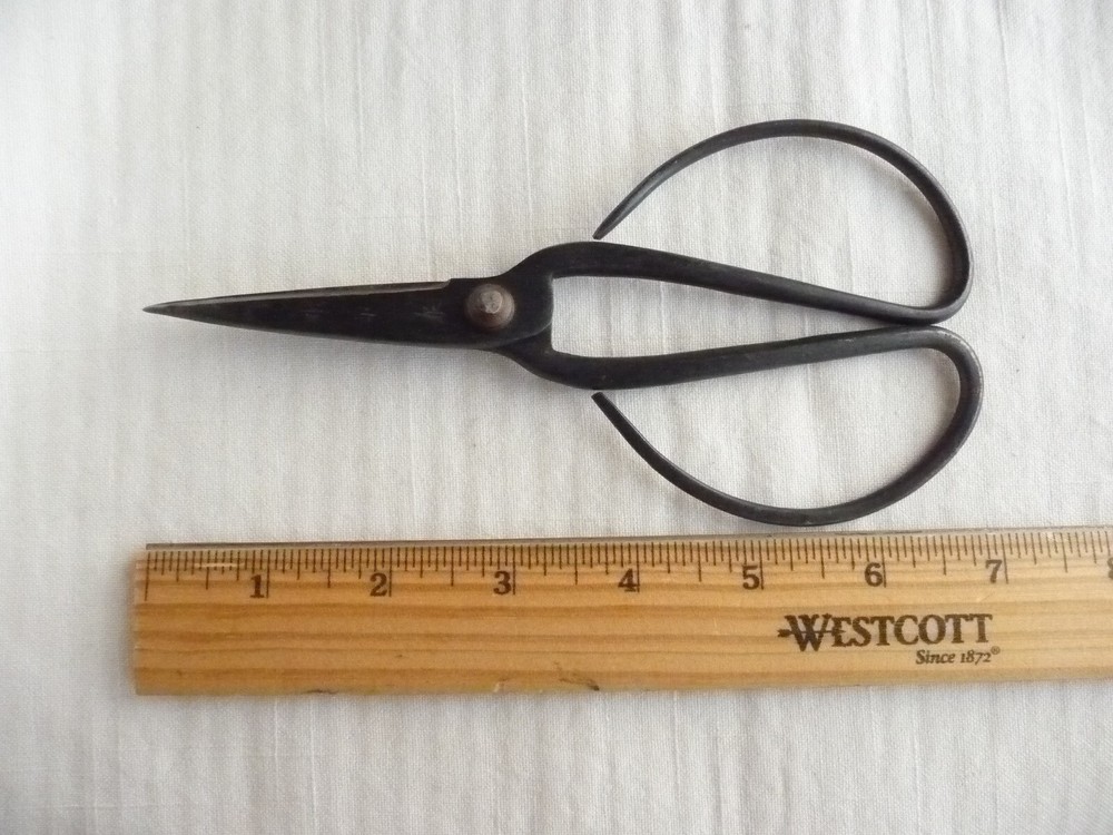 Vintage Forged Signed Bonsai Scissors