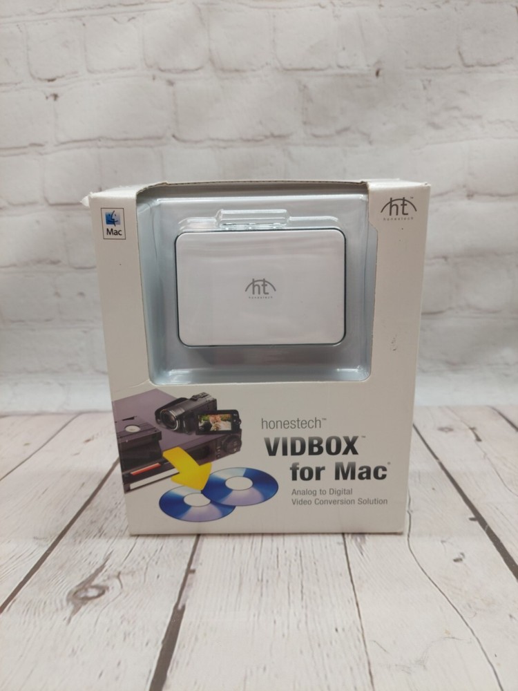 VIDBOX video conversion for Mac - composite and S-Video input Cd, Cable and Key