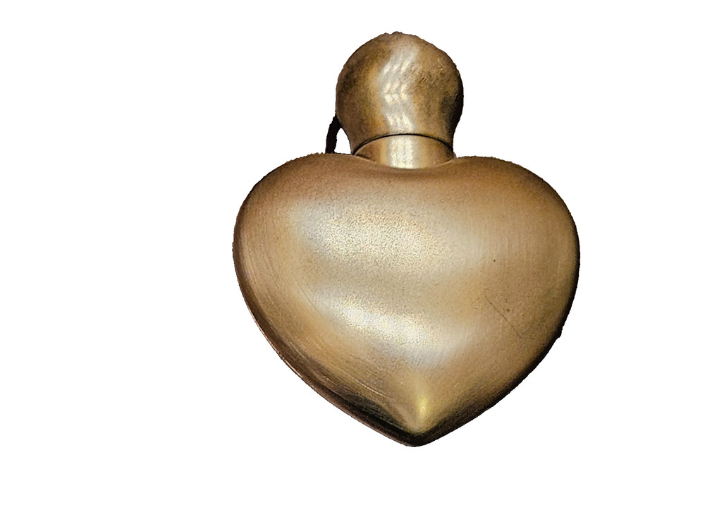 #8418 Antique Silver Atomizer from Pottery Barn Heart Shape NIB