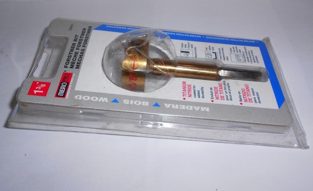 1 3/8 inch Mibro Pro Titanium Forstner Bit