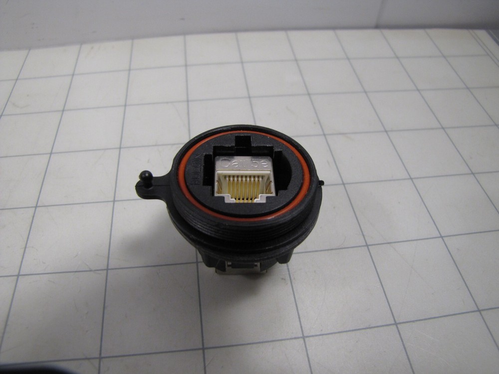 Bulgin PX0833 Panel Mount Modular Coupler Connector Jack Cat5e Shielded NEW