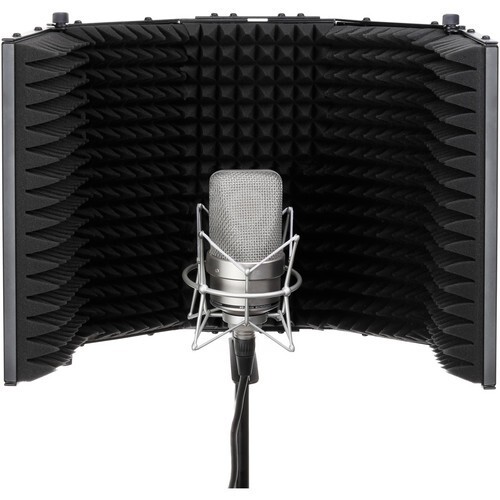 Auray RF-5P-B Reflection Filter Lightweight Portable Sound Isolation