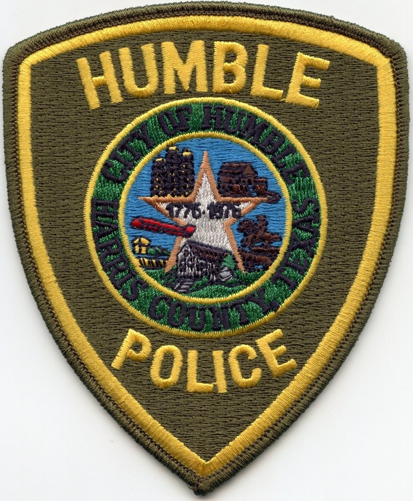 HUMBLE Harris County TEXAS #A POLICE PATCH