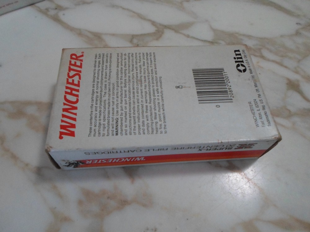 WINCHESTER 30-06 SPRINGFIELD 150 gr Power-Point S.P. Empty Box