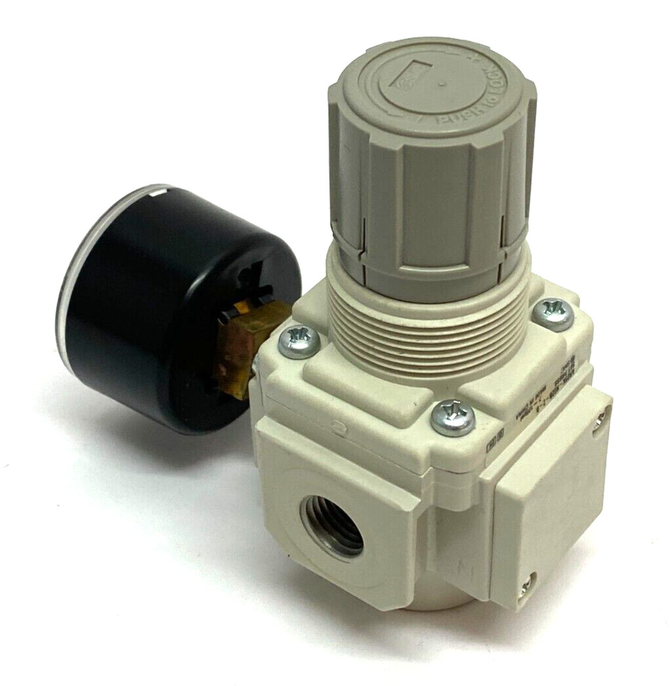 SMC AR25K-N02B-Z-B Modular Regulator w/ Backflow Function 1/4" NPT 7~125psi