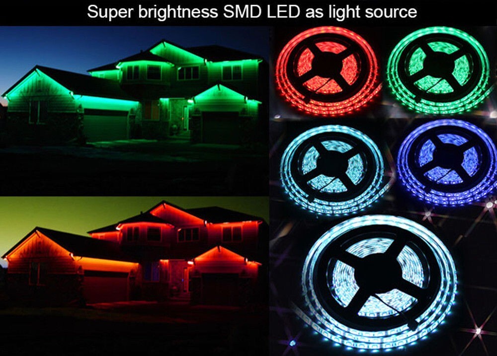 2X Mini Bluetooth RGB LED Strip Light Controller Wireless Smart Phone Control