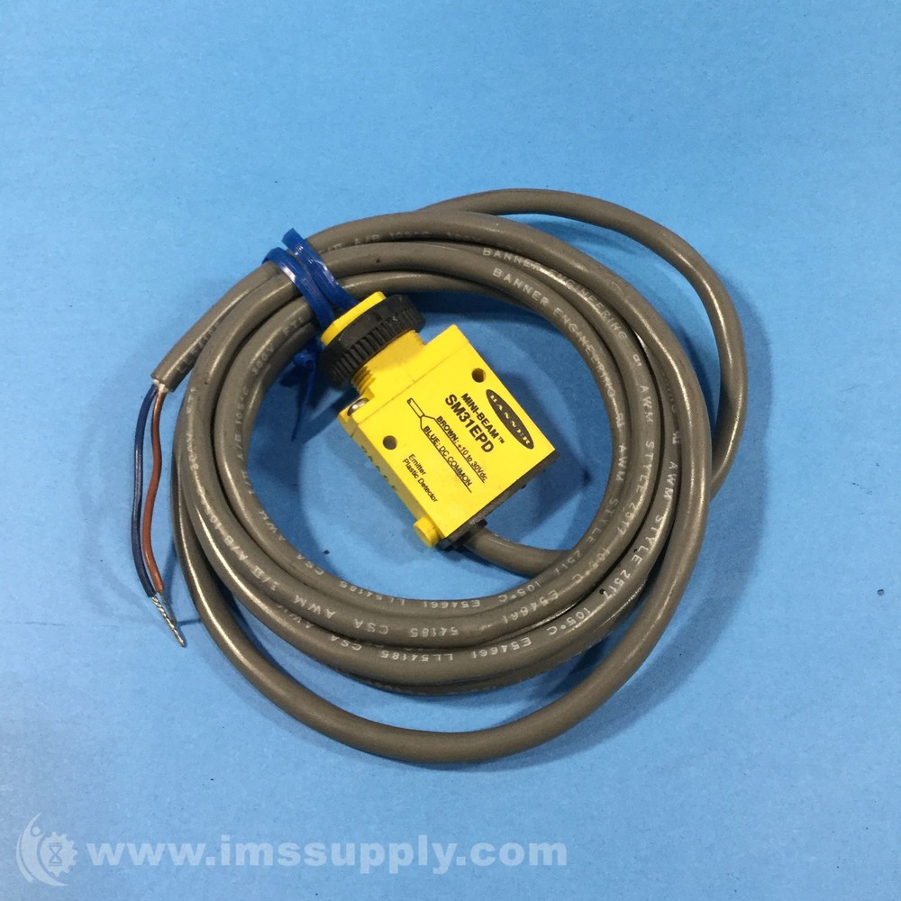 Banner SM31EPD Clear Plastic Detection Emitter USIP