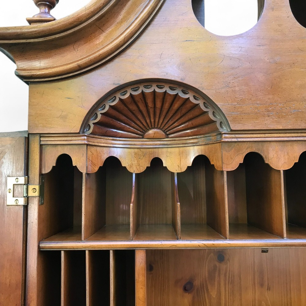 Wright Table Co. Cherry 2 part Secretary Desk
