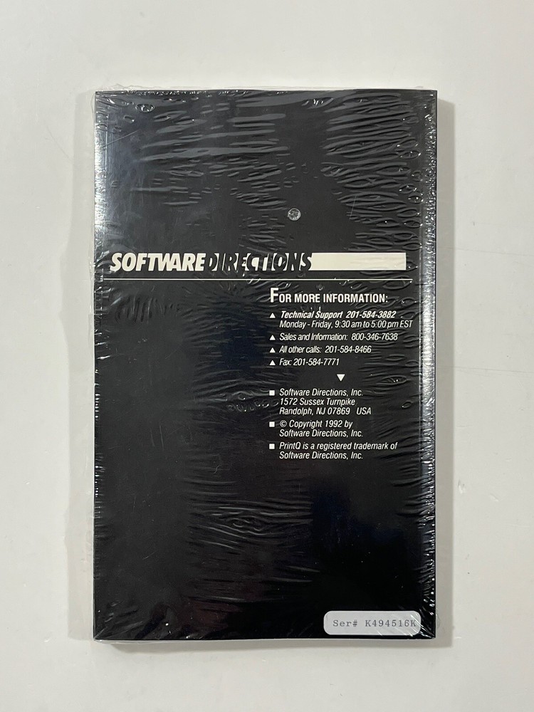 PrintQ 6 User's Guide And Reference Vintage Manual New