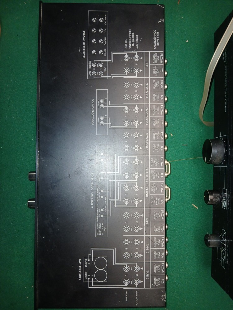 DBX. 200X Tape Selector Program Route Selector Stereo