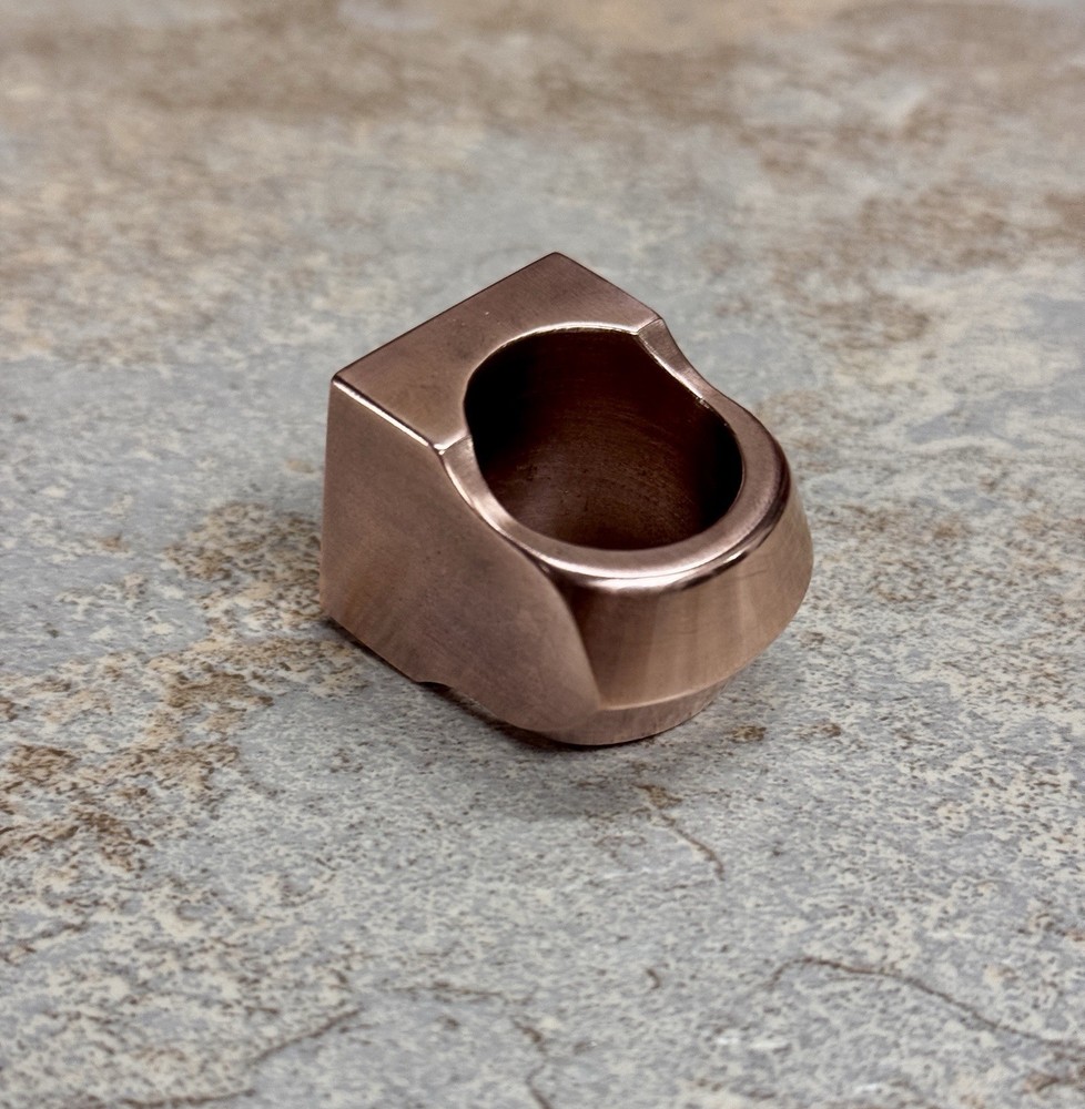 Copper Strider Signet Slugger Ring