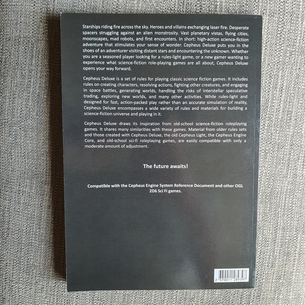 Cepheus Deluxe: Science Fiction Role-Playing Game - Softback Book