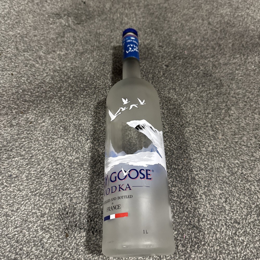 Grey Goose Vodka empty bottles for display x 7