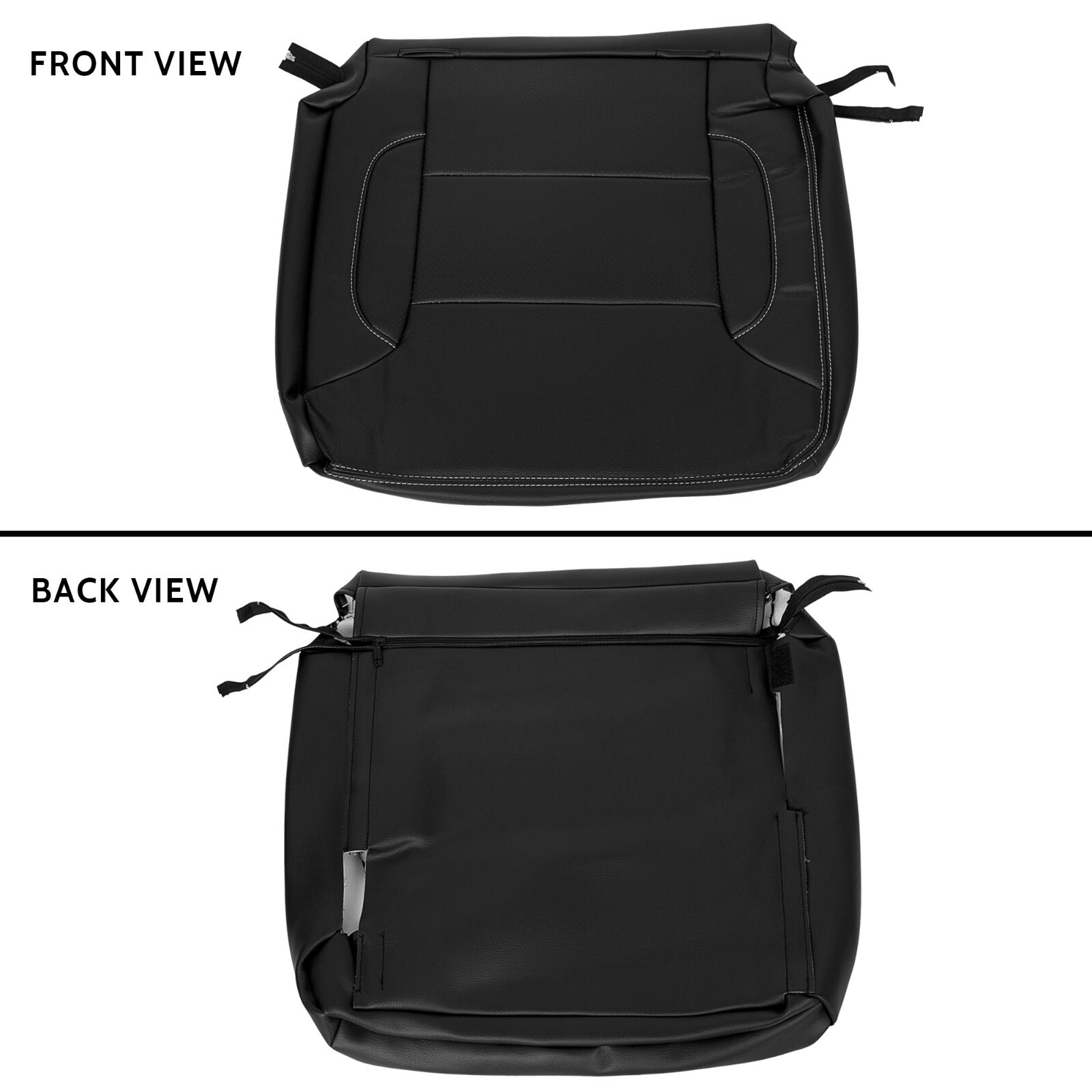 HECASA Complete Set Seat Covers For 14-18 Chevy Silverado LT DOUBLE Cab