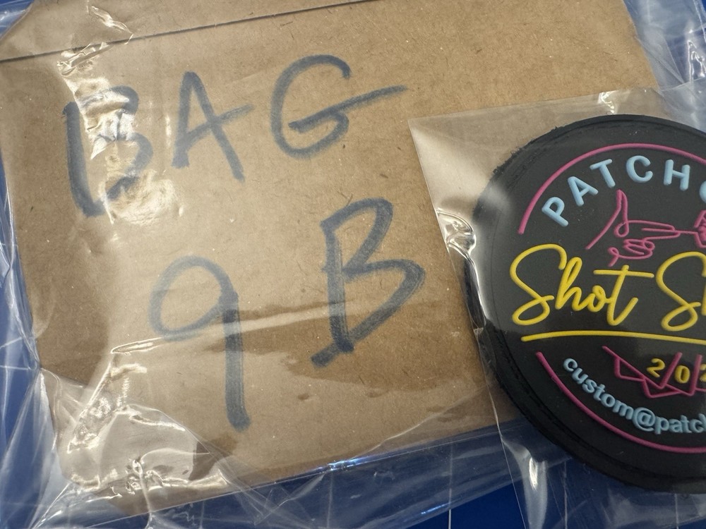 3M Patchops PVC V BACK PATCH Shot Show 2024 Quality Tactical Patch Ops Colorful