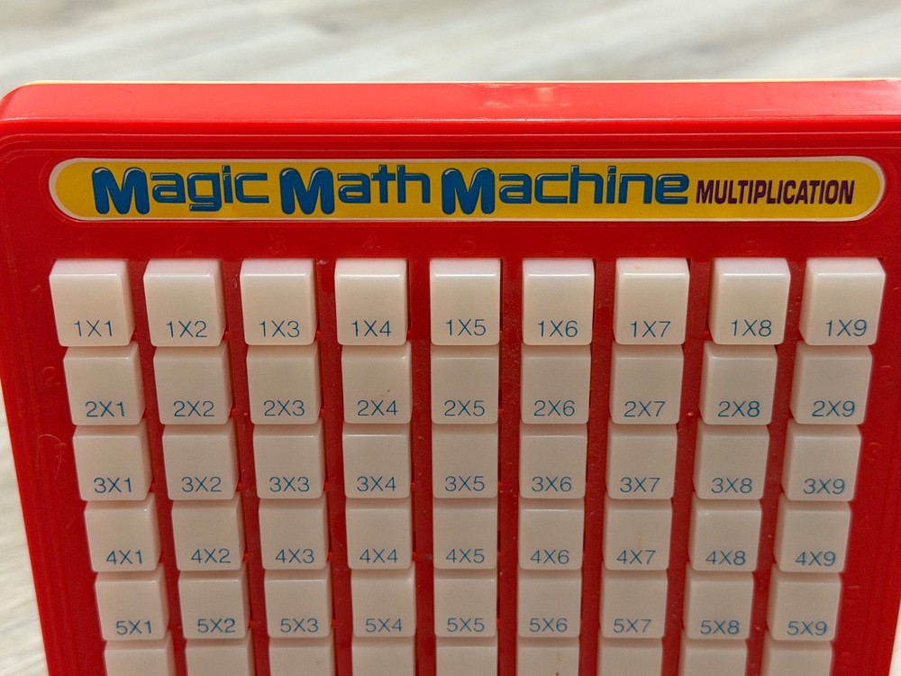 Vintage Magic Math Machine Bundle Addition Subtraction Multiplication Toy