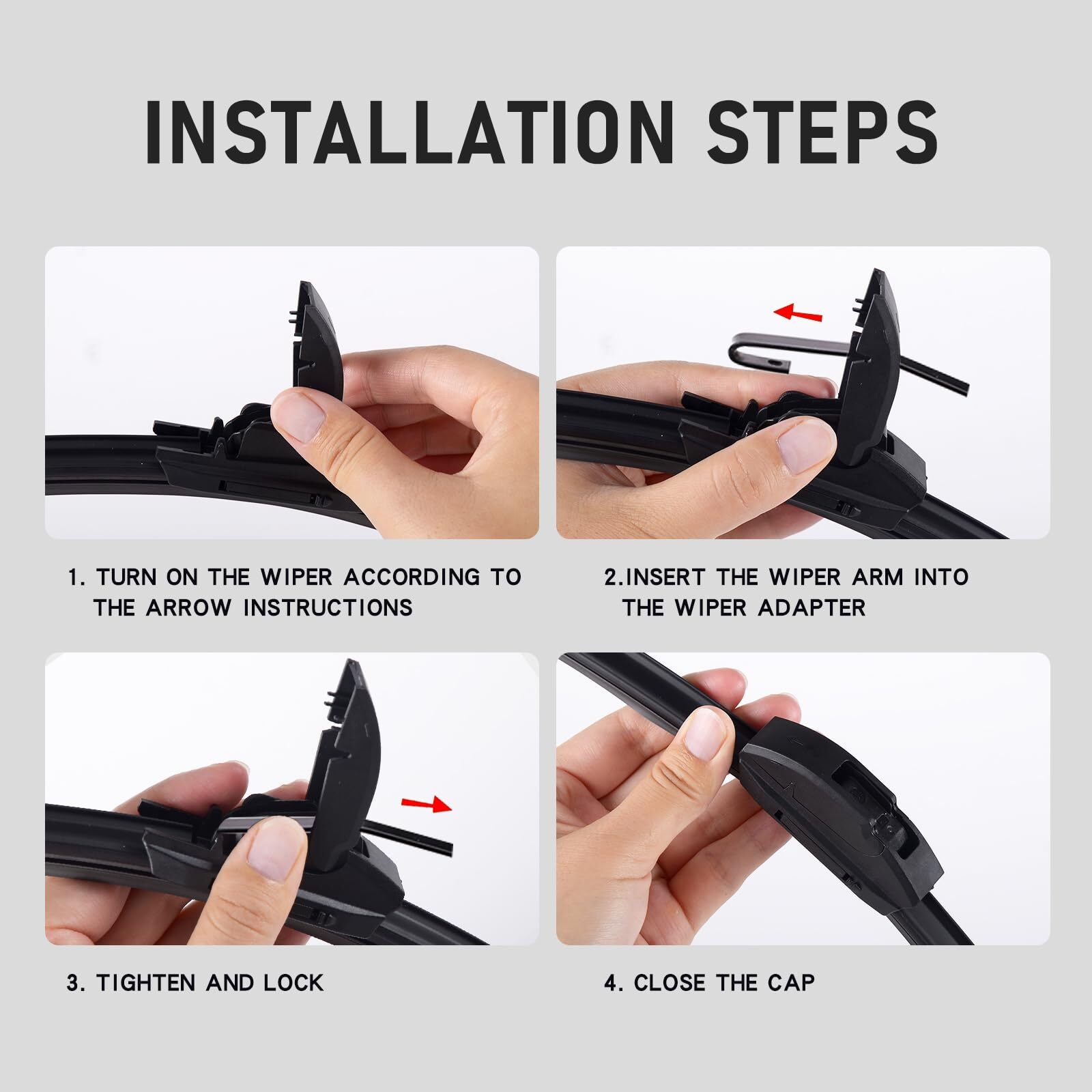 2 Limpia Parabrisas De Carro Delanteros 26 y 16 Pulgadas TOYOTA HONDA HYUNDAI