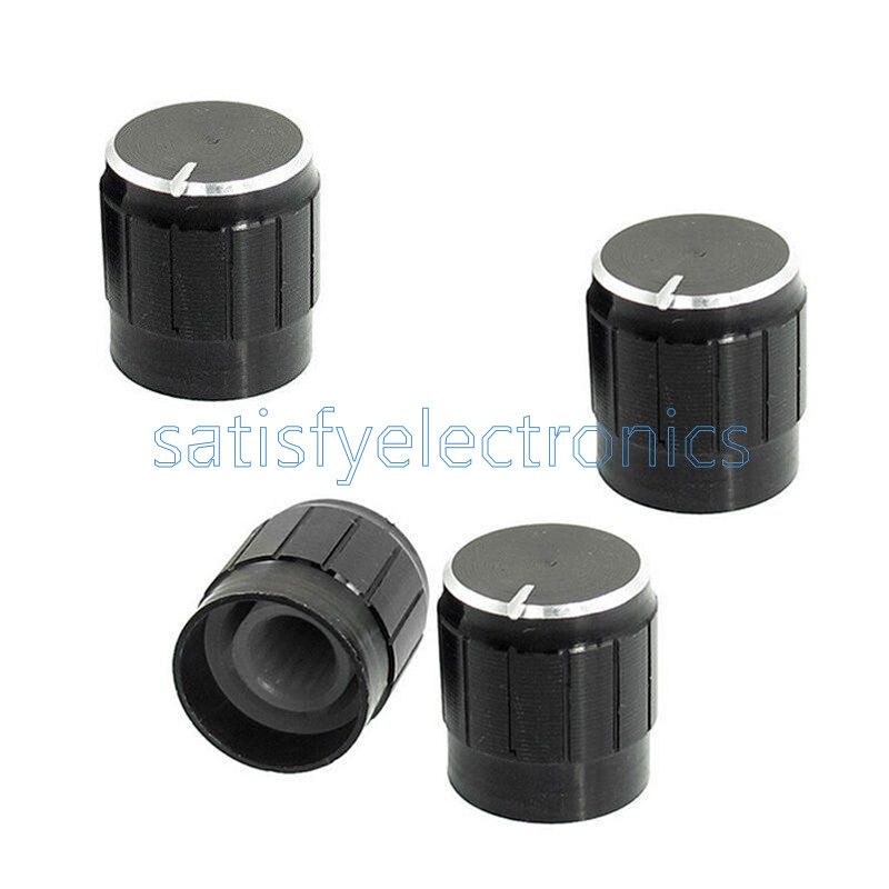 10PCS Useful Volume Control Rotary Knobs For 6mm Dia Potentiometer