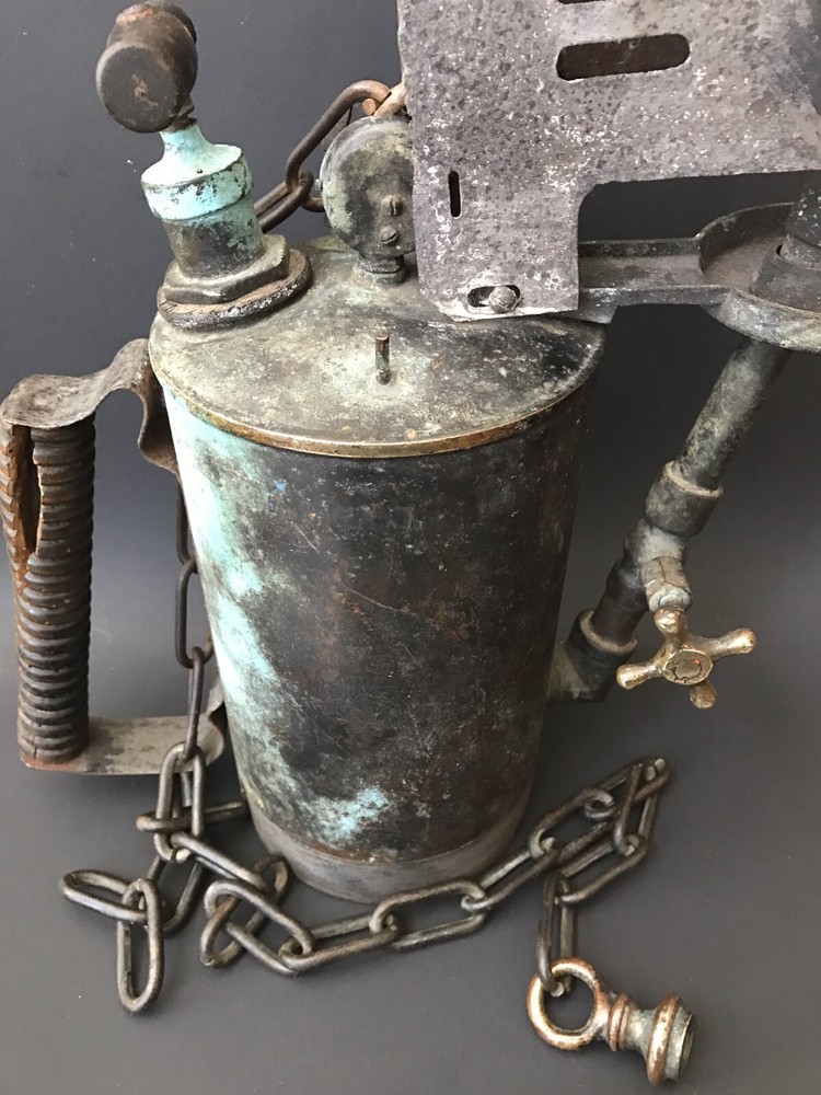 Giant Mid-Evil Machine Age Blow Torch, c.1930s