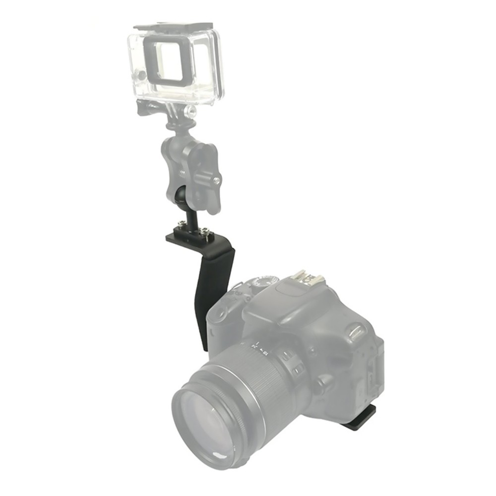 Alloy Camera Diving Tray Z Shape Handle Mount w/ Base Adapter Extension Bracket