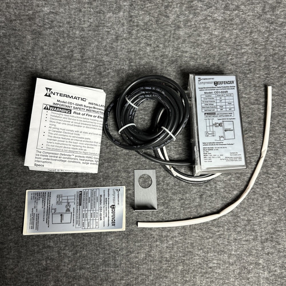 Intermatic Compressor Defender CD1-024R K Surge Protector NEW OPEN BOX