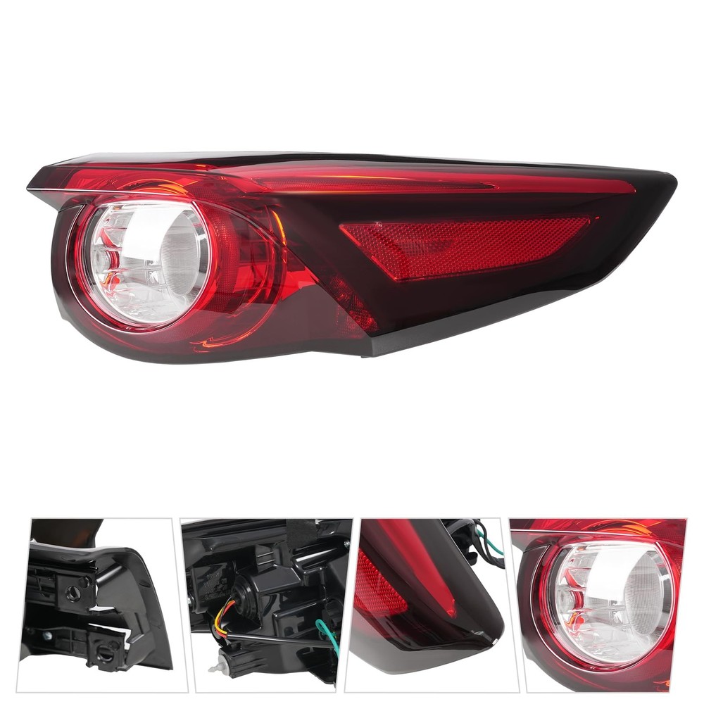 Tail Light Assembly for CX-9 2016-2023 LED Halogen Passenger Side Right
