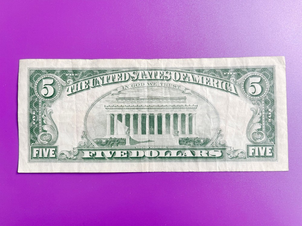 $5 1963 UNITED STATES NOTE CHOICE VF NOTE