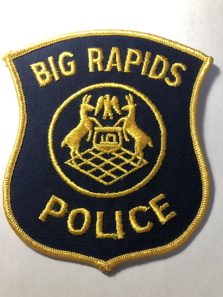 Big Rapids Michigan Police Patch