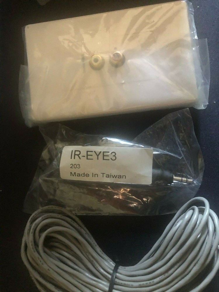 Flush Mount Audio Source Input SP11 , White Wall Plate with wiring harness