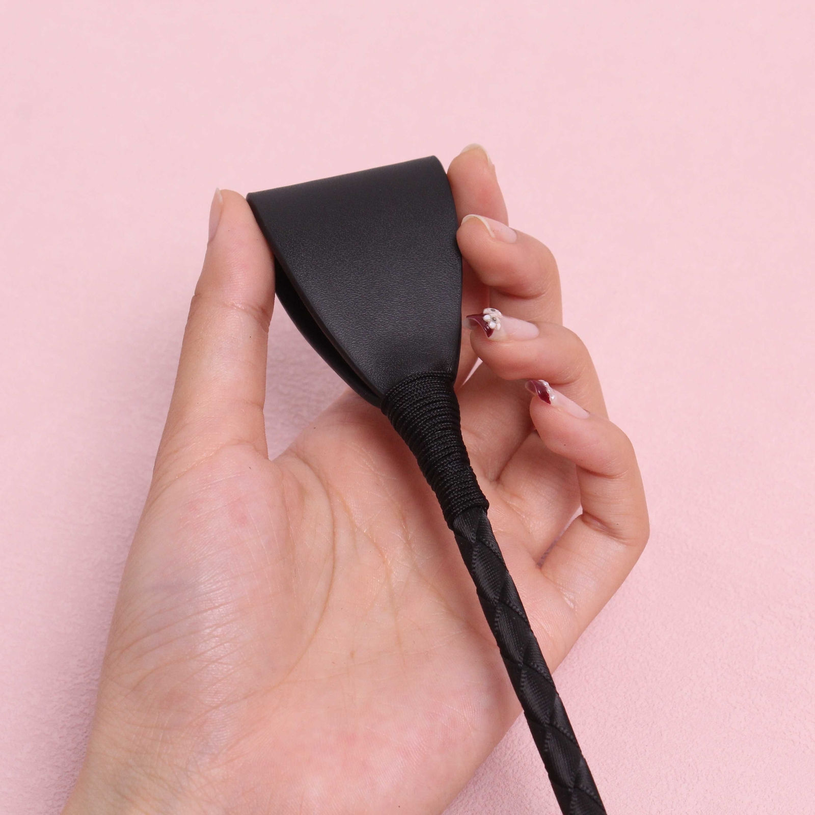 Short Riding Crop PU Leather Whip Flirt Flogger Slave BDSM Couple Games Roleplay