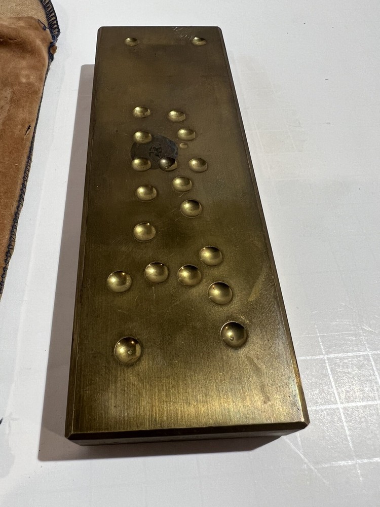 Wilson Instruments Brinell Test Block 6”x2” Brass