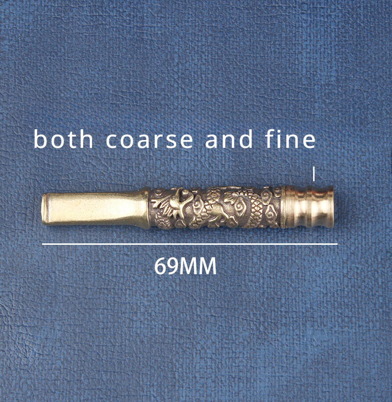 2pcs Brass Small Cigarette Holder Filter Pipe Cigarette Pipe Holder Collections