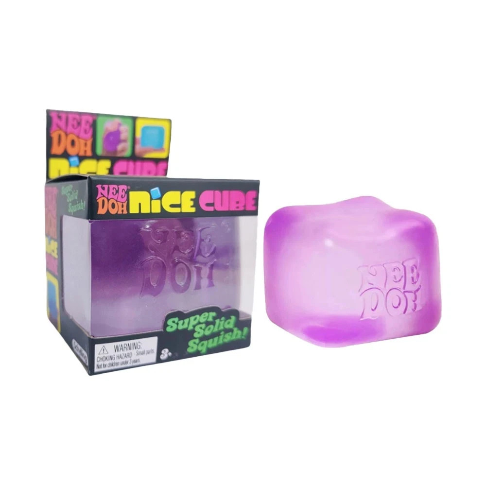 Nee Doh Nice Cubes Ice Cube Toy Fidget Super Solid Squish