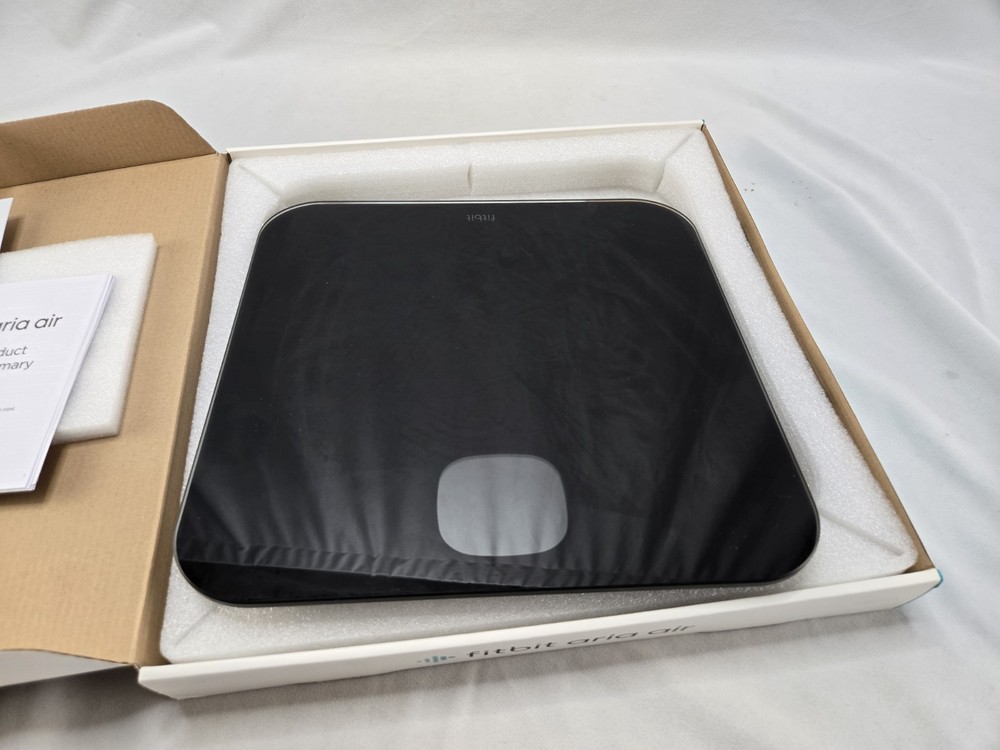 Fitbit Aria Air Smart Digital Scale - Black New Open Box