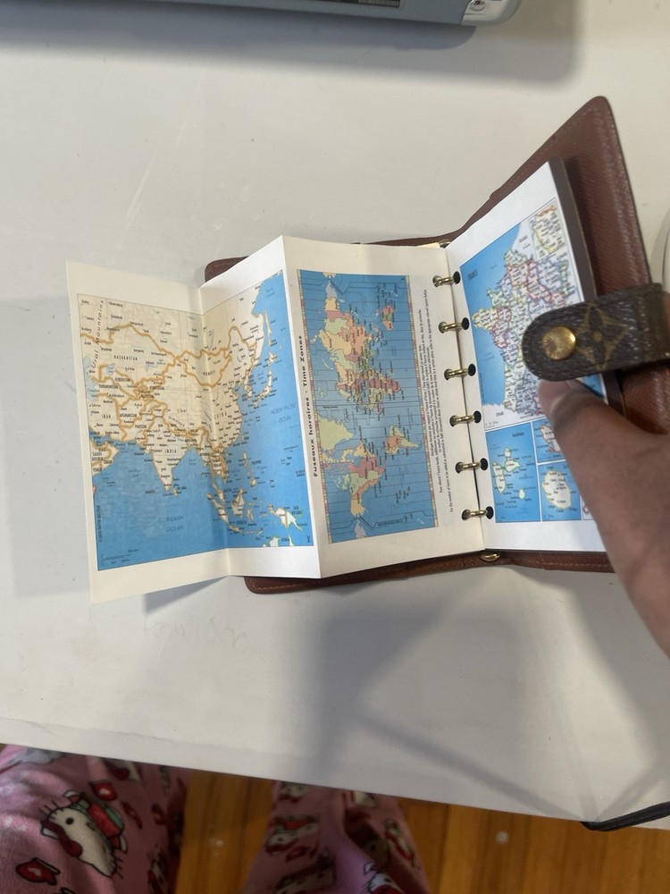 Louis Vuitton Agenda 2005 Diary Notebook Used Authentic