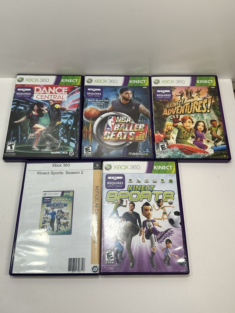 Xbox 360 Kinect Lot Bundle - Games