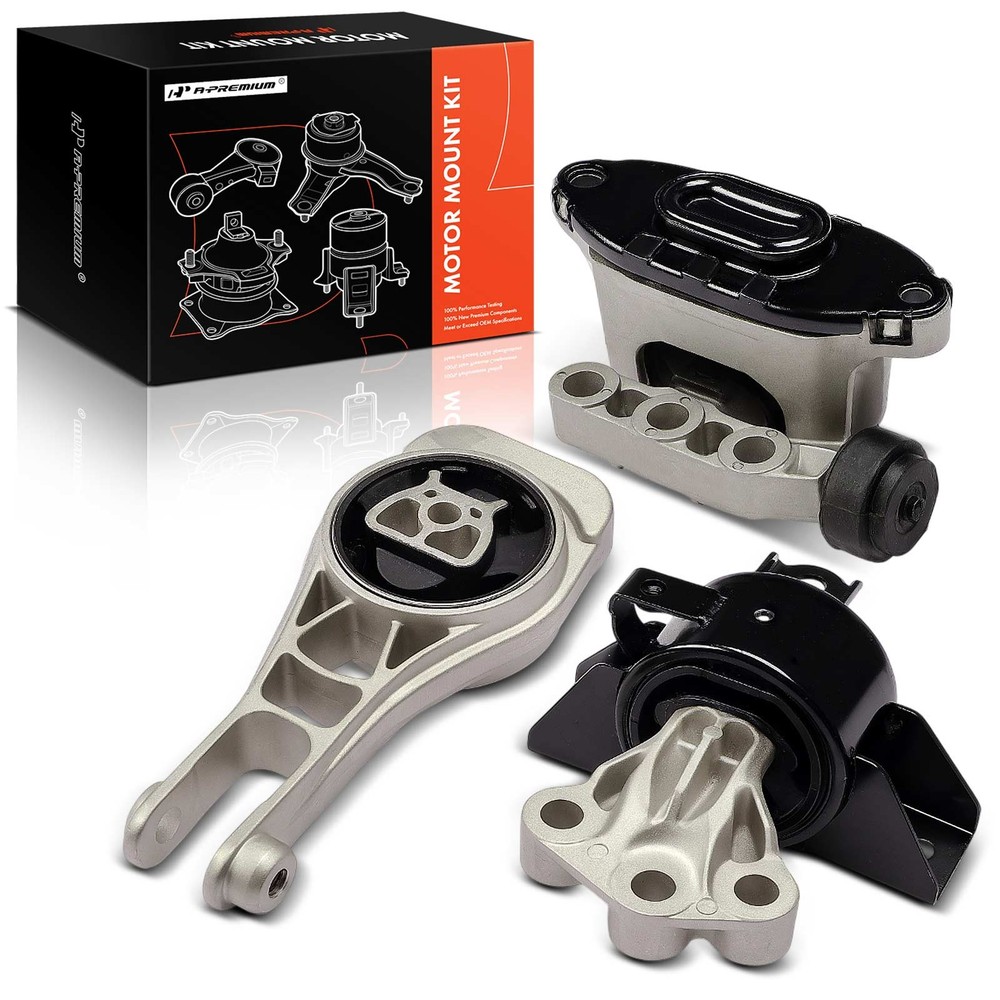 A-Premium 3x Engine Motor Mount Front & Transmission Mount Upper Lower for Chevy