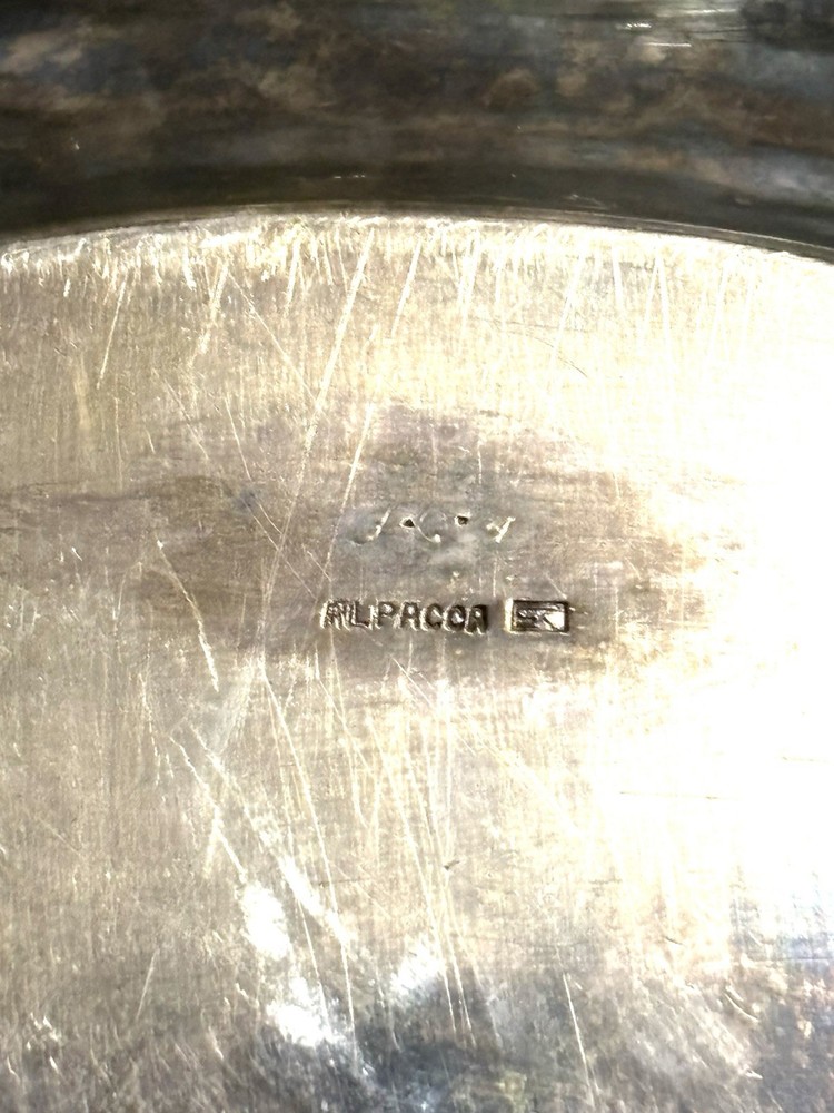 Two Silver Plated Large/medium Serving Trays