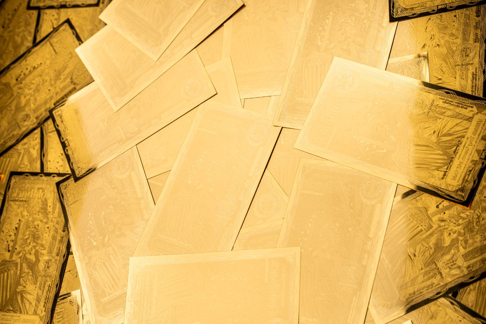 2X 1 WASHINGTON DC Goldback Aurum Gold Foil Note 1/1000 oz 24kt .999 Fine GOLD