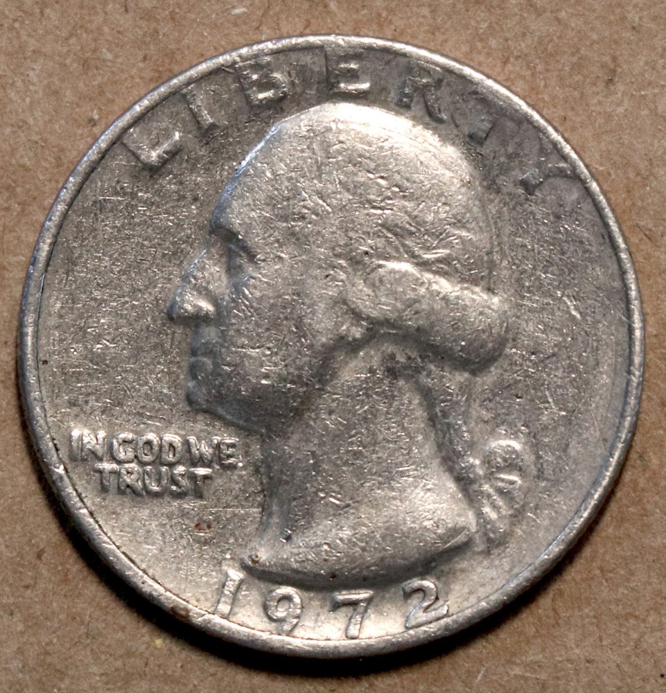 1972 P Washington Quarter