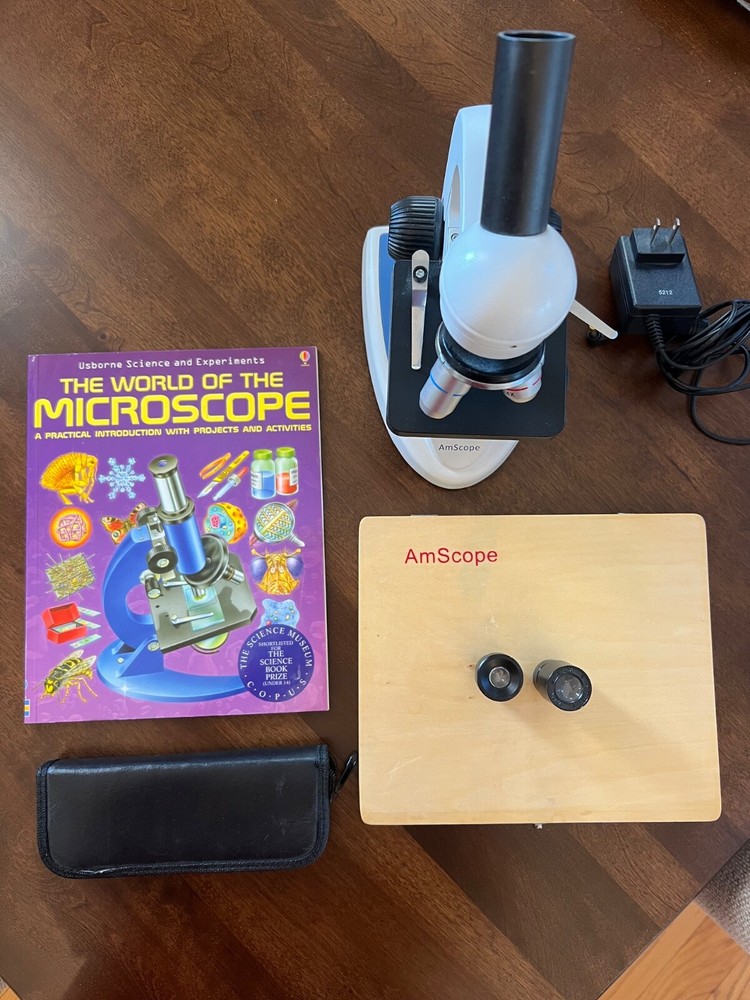 Amscope microscope set