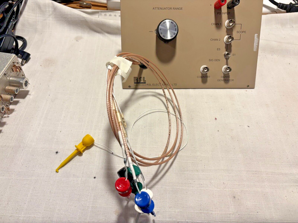Alan 50V100 BNC Step Attenuator 0-100db In 10db Steps BNC