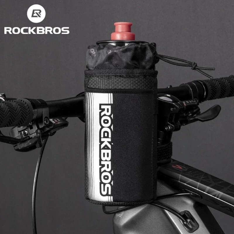 ROCKBROS Bike Water Bottle Holder Bag Handlebar Stem Bag Bicycle CupDrink Holder