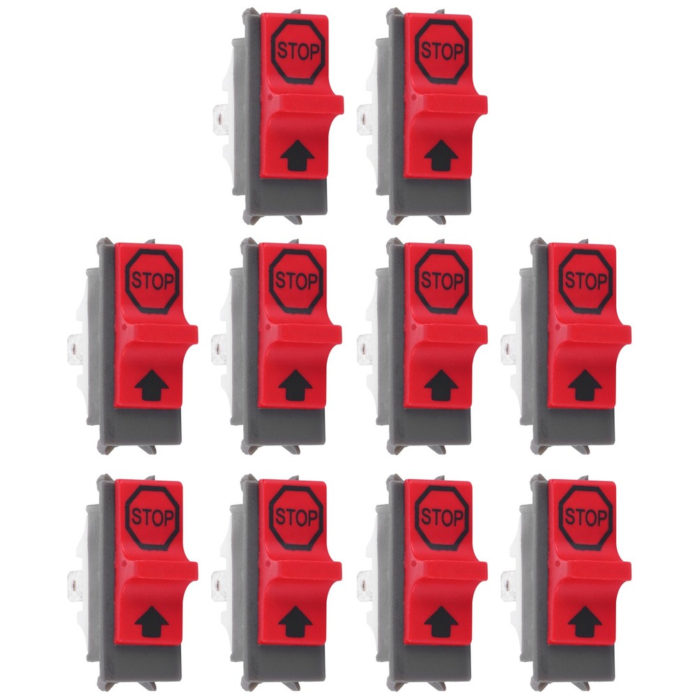 10Pcs On Off Stop Switch Replacement For Chainsaw Garden Tools