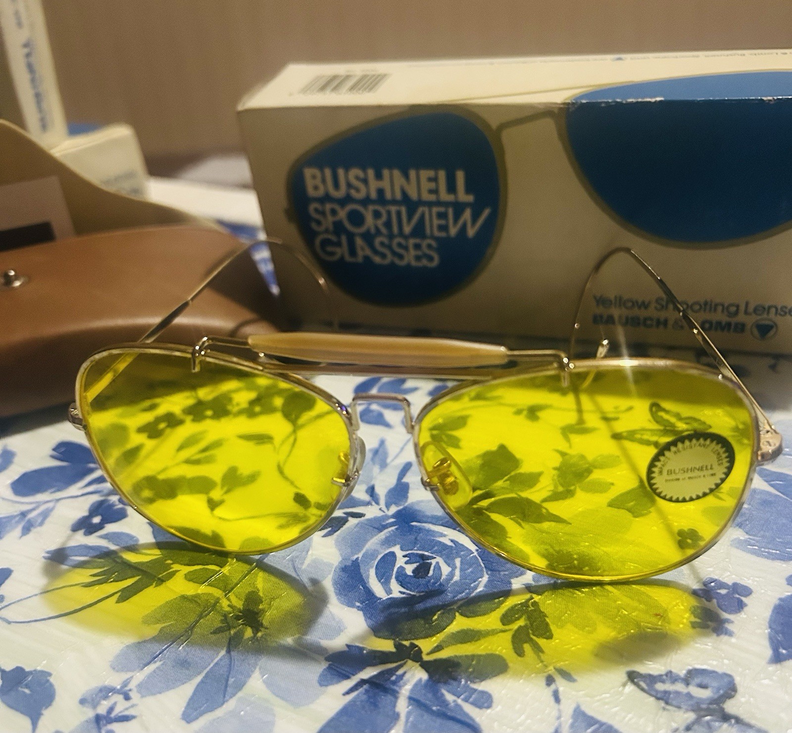 Vintage Baucsh and Lomb Bushnell Sportview Shooting Glasses NEW In Original Box