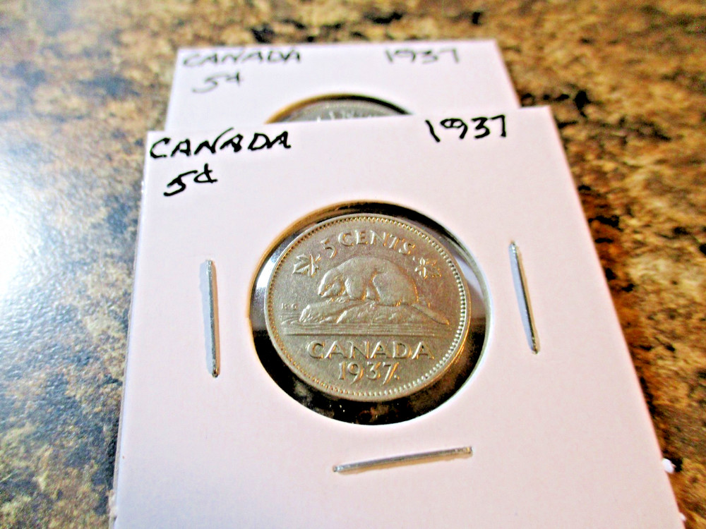 1937 CANADA NICKEL Good+    X