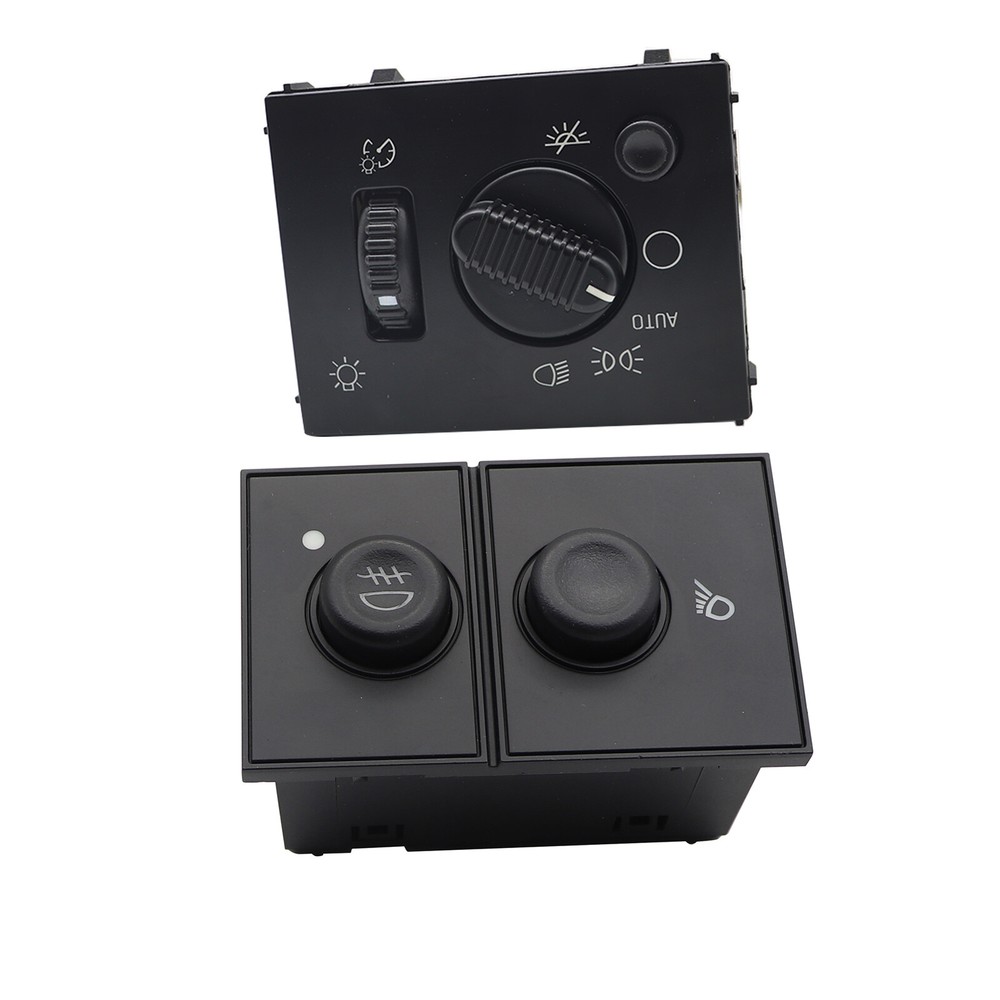 Fog Light Switch & Headlight Switch Button for 03-07 Chevy Silverado GMC Sierra