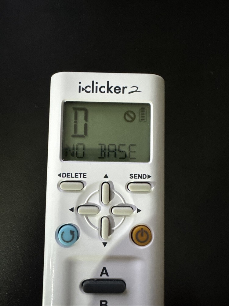 iClicker 2 Student Remote Classroom Response Controller White