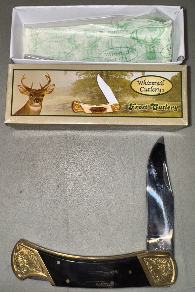 WHITETAIL CUTLERY BEAR CLAW LOCK BACK WT-072CBHWS